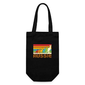 Kangourous australiens - Sac à bouteille - noir - Devant