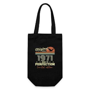 Original 1971 cadeau anniversaire 1945 rétro 1971 - Sac à bouteille - noir - Devant