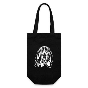 BASSET HOUND Chien Portrait Chien Portrait Wilsigns - Sac à bouteille - noir - Devant