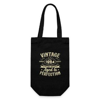 Vintage 1984 Vintage né cadeau d’anniversaire - Sac à bouteille - noir - Devant