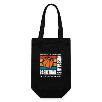Basketball is my Passion - Gift Bag for Bottles - black - Front