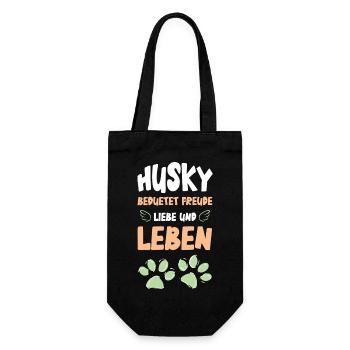 Husky Joy Love Life - Sac à bouteille - noir - Devant