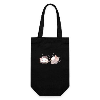 Trop mignon - Sac à bouteille - noir - Devant