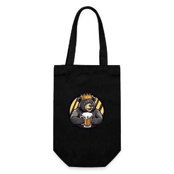 Bär Beer - Gift Bag for Bottles - black - Front