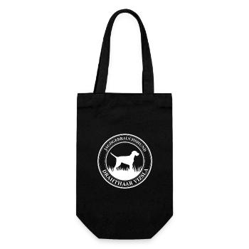 Drahthaar Vizsla Jagdgebrauchshund Hunde Wilsigns - Geschenkbeutel für Flaschen - Schwarz - Vorne