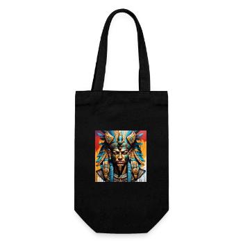 Pharao - Geschenkbeutel für Flaschen - Schwarz - Vorne
