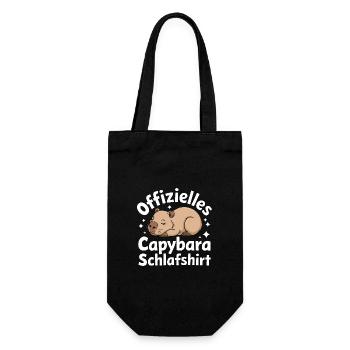 Capybara Capybara Rodent Animal - Gift Bag for Bottles - black - Front