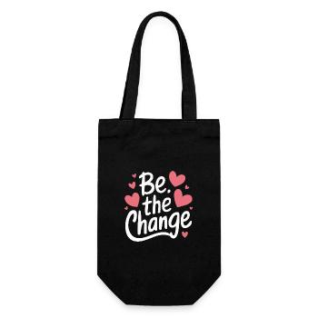 Altruisme Don désintéressé Donner d’école - Sac à bouteille - noir - Devant