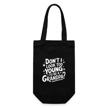 Papy Grand-père Famille Fête des pères - Sac à bouteille - noir - Devant