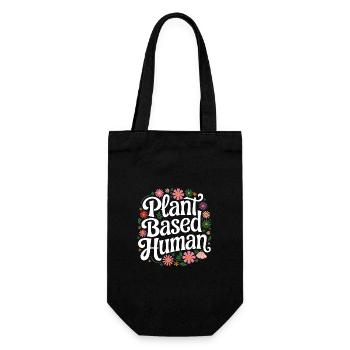 Végétarien Végétalien Végétarien Végétarien - Sac à bouteille - noir - Devant