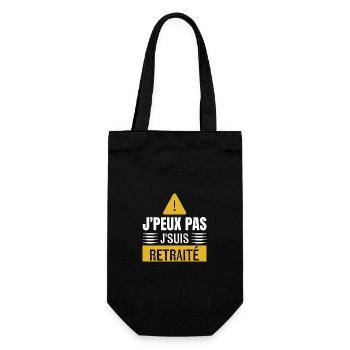 I Can't Humor T-Shirt I'm Retired - Gift Bag for Bottles - black - Front