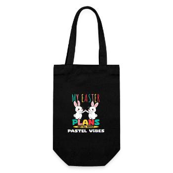 Mes projets de Pâques sont axés sur les vibrations pastel - Sac à bouteille - noir - Devant