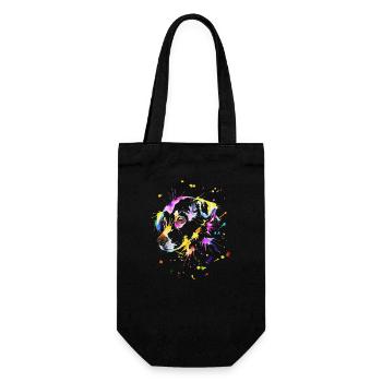 Cute Little Dog - Gift Bag for Bottles - black - Front