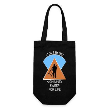 Chimney Sweep Chimney Sweep - Gift Bag for Bottles - black - Front