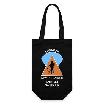 Chimney Sweep Chimney Sweep - Gift Bag for Bottles - black - Front