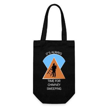 Chimney Sweep Chimney Sweep - Gift Bag for Bottles - black - Front