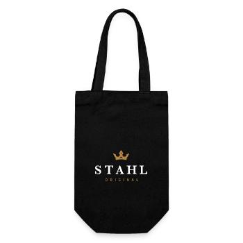 Logo original de la famille en acier - Sac à bouteille - noir - Devant