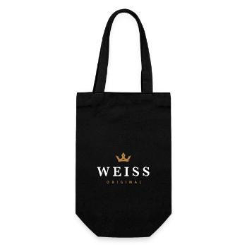 Logo original de la famille Weiss - Sac à bouteille - noir - Devant