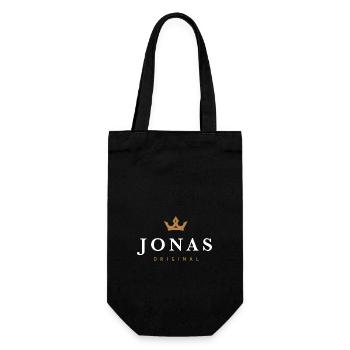 Jonas Original Family Logo - Gift Bag for Bottles - black - Front