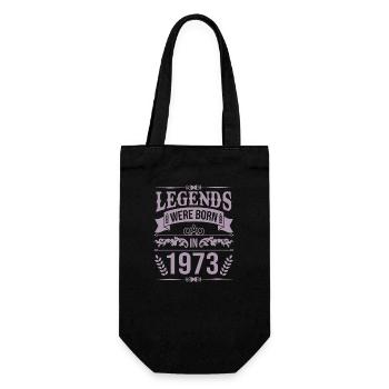 Des légendes sont nées en 1973 - Sac à bouteille - noir - Devant