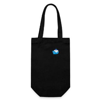 Kawaii Kreuzfahrtschiff Pocket - Geschenkbeutel für Flaschen - Schwarz - Vorne