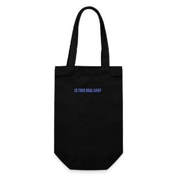 Est-ce la vraie vie? Est-ce le joueur de la vraie vie - Sac à bouteille - noir - Devant
