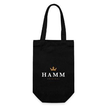 Hamm Original Family Logo - Gift Bag for Bottles - black - Front