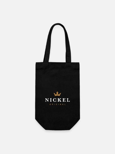 Logo original de la famille en nickel - Sac à bouteille - noir