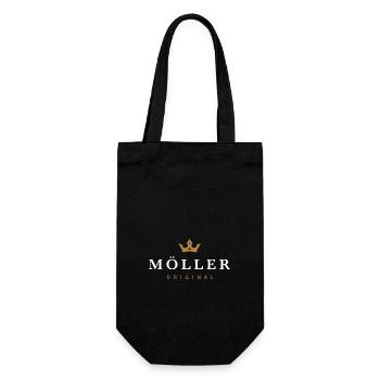 Logo original de la famille Möller - Sac à bouteille - noir - Devant