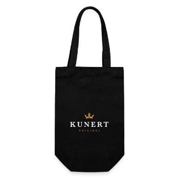 Kunert Original Family Logo - Gift Bag for Bottles - black - Front