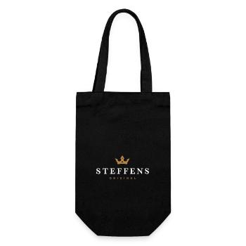 Steffens Original Family Logo - Gift Bag for Bottles - black - Front