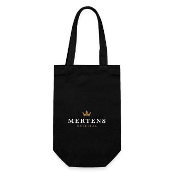 Mertens Original Family Logo - Gift Bag for Bottles - black - Front