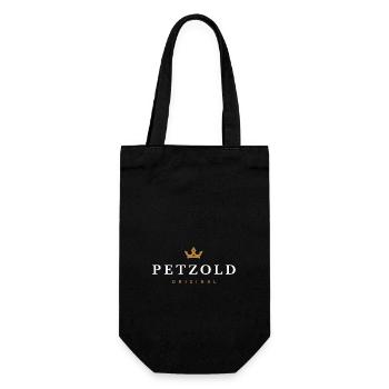 Petzold Family Logo White - Gift Bag for Bottles - black - Front