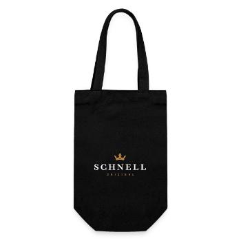 Logo de famille original rapide - Sac à bouteille - noir - Devant