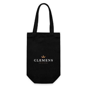 Clemens Original Family Logo - Gift Bag for Bottles - black - Front