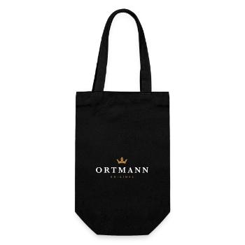 Ortmann Original Family Logo - Gift Bag for Bottles - black - Front