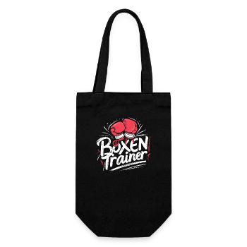 Boxentrainer-Hit Training Zubehör Boxen Fans - Geschenkbeutel für Flaschen - Schwarz - Vorne