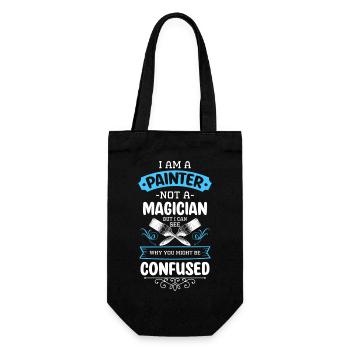 Painter's Work Renovate Master Painter - Gift Bag for Bottles - black - Front