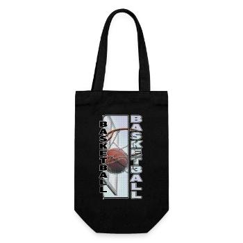 Basketball Basketball Player Basket Dunking Sport Player - Gift Bag for Bottles - black - Front