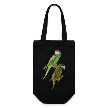 The Noble Macaw - Gift Bag for Bottles - black - Front