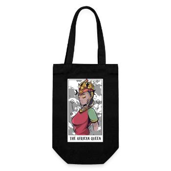 Awesome The African Queen Tarot Card A Tarot - Geschenkbeutel für Flaschen - Schwarz - Vorne