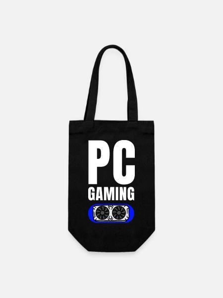 PC Gaming GPU Emblem - Geschenkbeutel für Flaschen - Schwarz