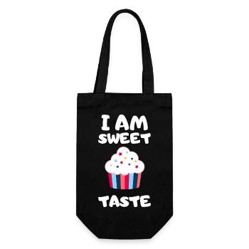 Je suis le goût sucré - Design - Sac à bouteille - noir - Devant