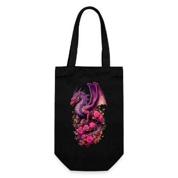 Dragon Pourpre - Sac à bouteille - noir - Devant