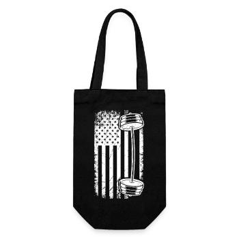 USA Flag Gym - - Sac à bouteille - noir - Devant