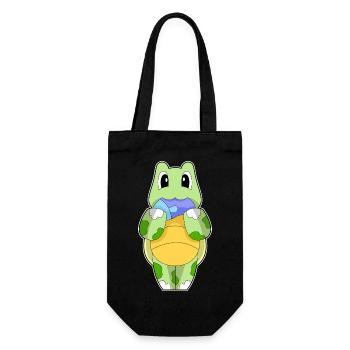 Turtle Fish - Gift Bag for Bottles - black - Front