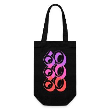 Idée Cadeau Femme 60 ans - Sac à bouteille - noir - Devant