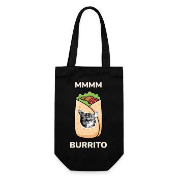 MMMM Burrito - Gift Bag for Bottles - black - Front
