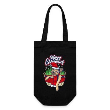 Cadeaux de Noël Noël - Sac à bouteille - noir - Devant