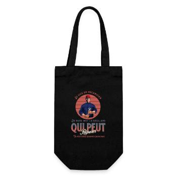 Je suis un mécanicien t-shirt homme garagiste - Sac à bouteille - noir - Devant